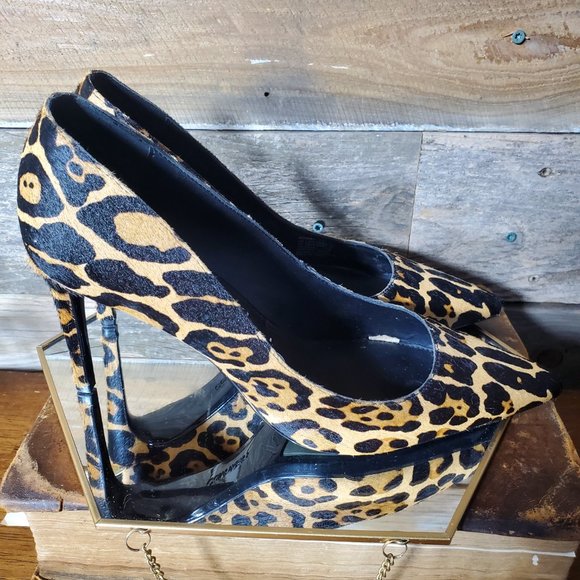 Calvin Klein Women's Leopard / Jaguar/ Cheetah Pumps - Size 10 - Picture 6 of 9